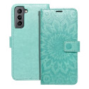 MEZZO BOOK pouzdro pro Samsung S21 – mandala green