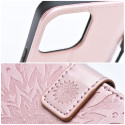 Pouzdro MEZZO Book pro iPhone 14 – rose gold mandala