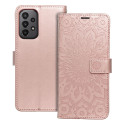 MEZZO BOOK pouzdro pro Samsung A23 5G – růžovo-zlaté