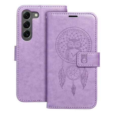 MEZZO BOOK pouzdro pro Samsung S23 – dreamcatcher violet