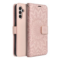 Pouzdro MEZZO BOOK Samsung A13 5G / A04S – mandala rose gold