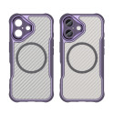 Silikonové pouzdro AG PREMIUM Leading Series MagSafe pro iPhone 16 - fialové