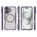 Silikonové pouzdro AG PREMIUM Leading Series MagSafe pro iPhone 16 - fialové