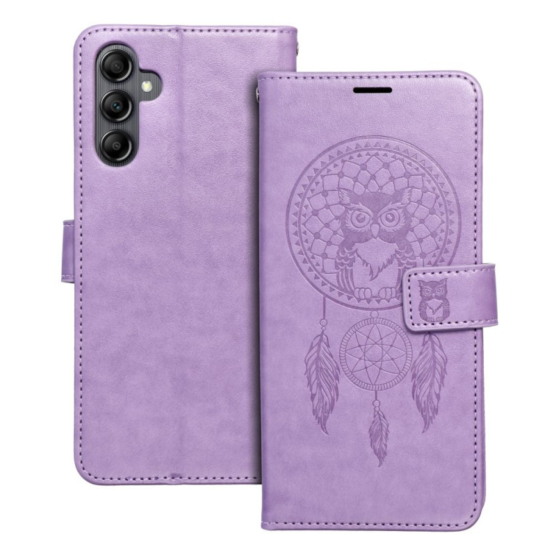 Pouzdro MEZZO BOOK pro Samsung A14 4G / A14 5G - dreamcatcher violet