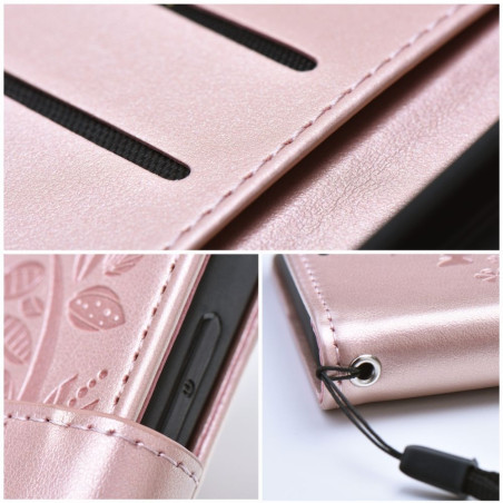 Pouzdro MEZZO BOOK pro Samsung A54 5G - tree rose gold