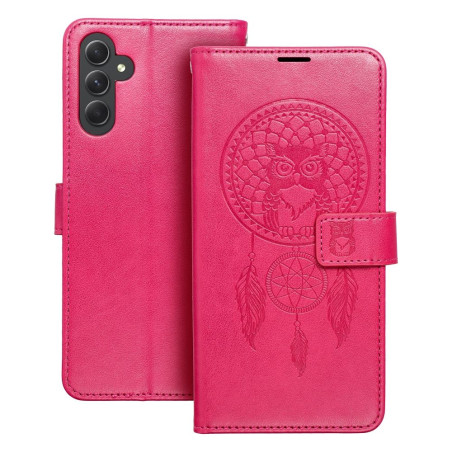 Pouzdro MEZZO Book pro Samsung A14 - dreamcatcher magenta