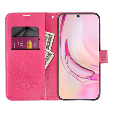 Pouzdro MEZZO Book pro Samsung A34 5G - mandala magenta