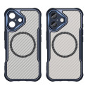 Silikonové pouzdro AG PREMIUM Leading Series MagSafe pro iPhone 16 - modré