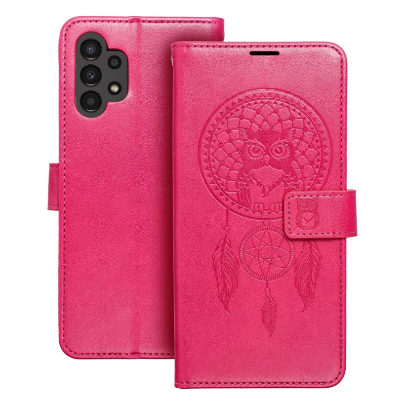 Pouzdro MEZZO Book pro Samsung A13 4G - dreamcatcher magenta