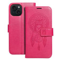 Pouzdro MEZZO BOOK iPhone 15 – dreamcatcher magenta
