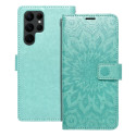 Pouzdro MEZZO BOOK pro S22 Ultra - mandala green