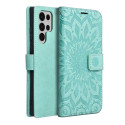 Pouzdro MEZZO BOOK pro S22 Ultra - mandala green