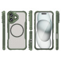 Silikonové pouzdro AG PREMIUM Leading Series MagSafe pro iPhone 16 - zelené
