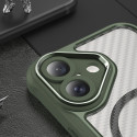 Silikonové pouzdro AG PREMIUM Leading Series MagSafe pro iPhone 16 - zelené
