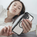 Silikonové pouzdro AG PREMIUM Leading Series MagSafe pro iPhone 16 Plus - černé