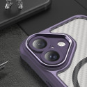 Silikonové pouzdro AG PREMIUM Leading Series MagSafe pro iPhone 16 Plus - fialové