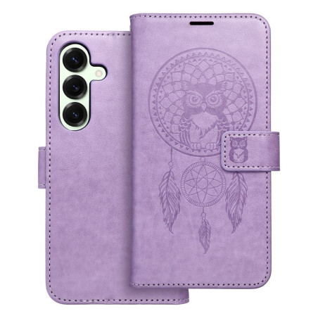 MEZZO BOOK pouzdro pro Samsung S25 – dreamcatcher violet