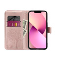 Pouzdro MEZZO BOOK pro Samsung A36 5G – tree rose gold