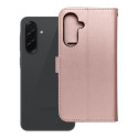 Pouzdro MEZZO Book pro Samsung A36 5G – růžovo-zlaté