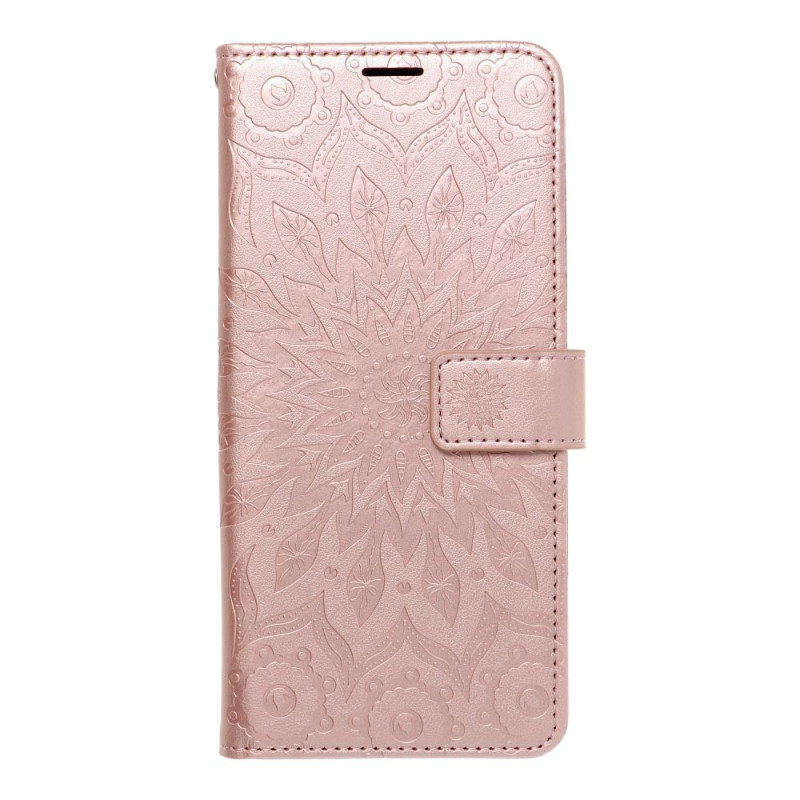 Pouzdro/Kryt MEZZO BOOK pro Xiaomi Redmi NOTE 14 PRO 5G / 14 PRO PLUS 5G - růžovo-zlaté