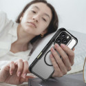 Silikonové pouzdro AG PREMIUM Leading Series MagSafe pro iPhone 16 Pro - černé