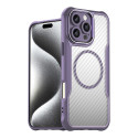Silikonové pouzdro AG PREMIUM Leading Series MagSafe pro iPhone 16 Pro - fialové