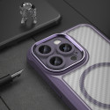 Silikonové pouzdro AG PREMIUM Leading Series MagSafe pro iPhone 16 Pro - fialové