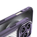 Silikonové pouzdro AG PREMIUM Leading Series MagSafe pro iPhone 16 Pro - fialové