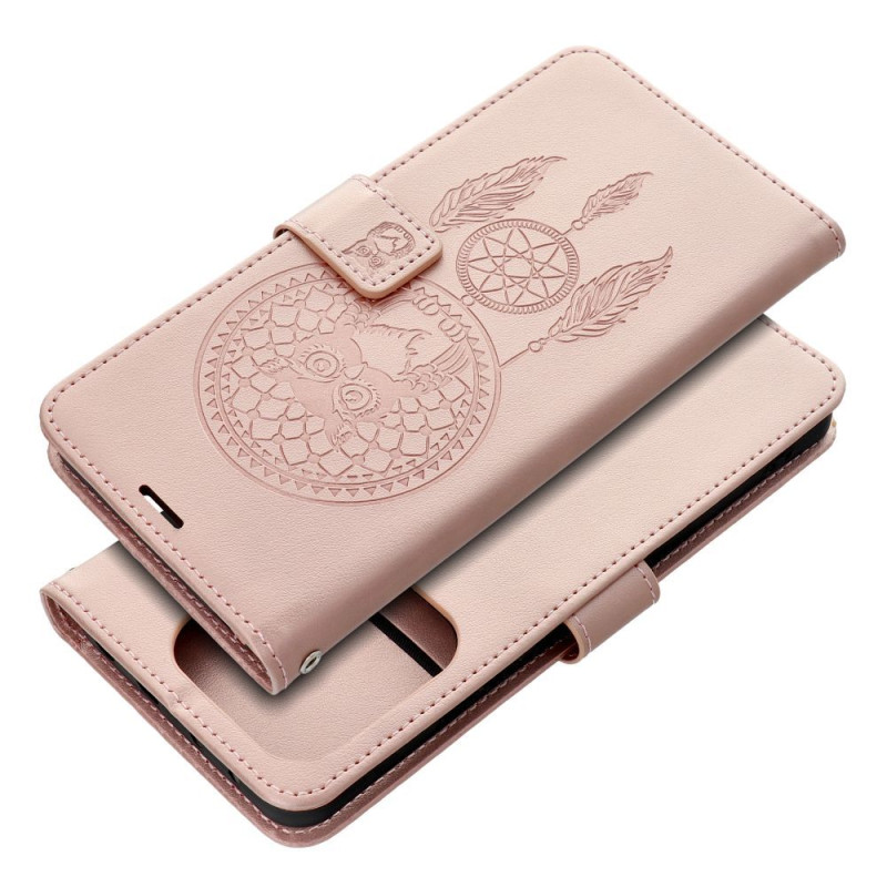 Pouzdro MEZZO BOOK pro Xiaomi Redmi NOTE 14 4G - dreamcatcher rose gold