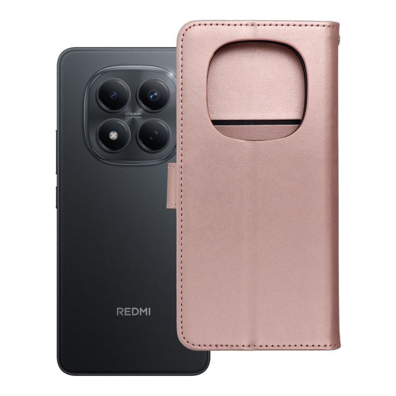 Pouzdro MEZZO Book pro Xiaomi Redmi Note 14 PRO 4G - dreamcatcher rose gold