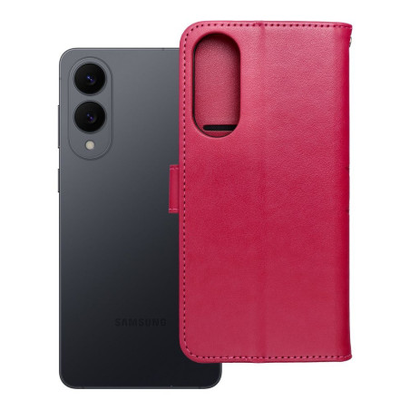 Pouzdro MEZZO BOOK pro Samsung S25 EDGE – purpurové