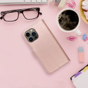 Pouzdro MEZZO Book pro iPhone 12 Mini - růžovo-zlaté