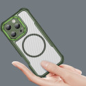 Silikonové pouzdro AG PREMIUM Leading Series MagSafe pro iPhone 16 Pro - zelené