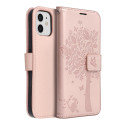 Pouzdro MEZZO BOOK pro iPhone 12 – tree rose gold