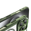 Silikonové pouzdro AG PREMIUM Leading Series MagSafe pro iPhone 16 Pro - zelené