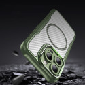 Silikonové pouzdro AG PREMIUM Leading Series MagSafe pro iPhone 16 Pro - zelené