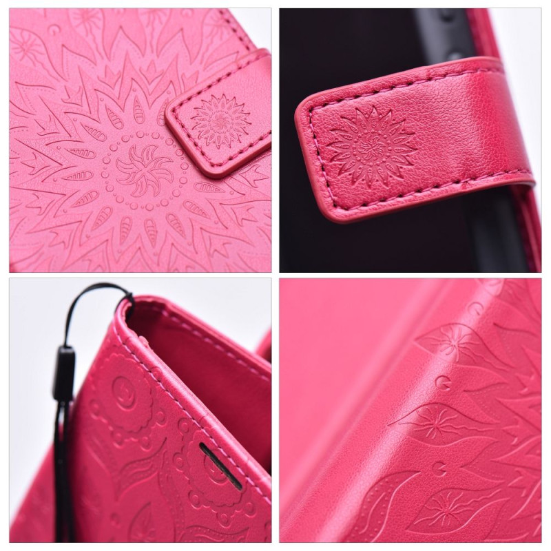Pouzdro (flip case) MEZZO BOOK pro Xiaomi Redmi A5 - purpurové