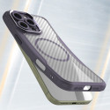 Silikonové pouzdro AG PREMIUM Leading Series MagSafe pro iPhone 16 Pro Max - fialové