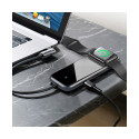 BASEUS CAHUB-AZ0G USB-C Hub 6v1 (HDMI, USB-C, 2xUSB3.0, 3.5mm, Watch nabíječka), PD až 60W, Space Grey