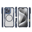 Silikonové pouzdro AG PREMIUM Leading Series MagSafe pro iPhone 16 Pro Max - modré