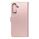 Pouzdro MEZZO BOOK pro Samsung S25 FE – růžovo-zlaté