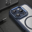 Silikonové pouzdro AG PREMIUM Leading Series MagSafe pro iPhone 16 Pro Max - modré