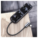 BASEUS CAHUB-AZ0G USB-C Hub 6v1 (HDMI, USB-C, 2xUSB3.0, 3.5mm, Watch nabíječka), PD až 60W, Space Grey
