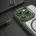 Silikonové pouzdro AG PREMIUM Leading Series MagSafe pro iPhone 16 Pro Max - zelené