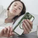 Silikonové pouzdro AG PREMIUM Leading Series MagSafe pro iPhone 16 Pro Max - zelené