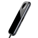 BASEUS CAHUB-AZ0G USB-C Hub 6v1 (HDMI, USB-C, 2xUSB3.0, 3.5mm, Watch nabíječka), PD až 60W, Space Grey