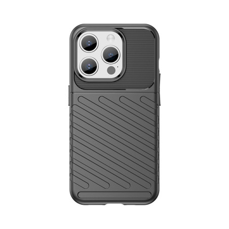 Silikonové pouzdro AG PREMIUM Thunder Case pro iPhone 15 Pro - černé