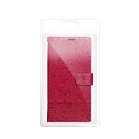 Pouzdro MEZZO BOOK Redmi Note 15 Pro 4G cats red