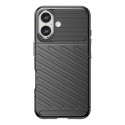 Silikonové pouzdro AG PREMIUM Thunder Case pro iPhone 16 Plus - černé