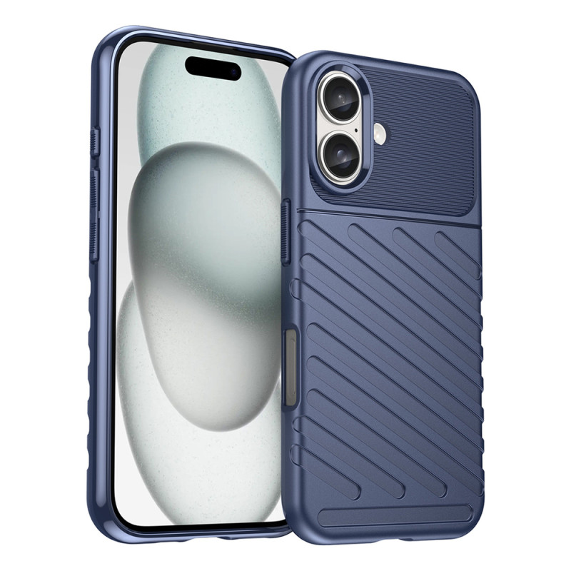 Silikonové pouzdro AG PREMIUM Thunder Case pro iPhone 16 Plus - modré